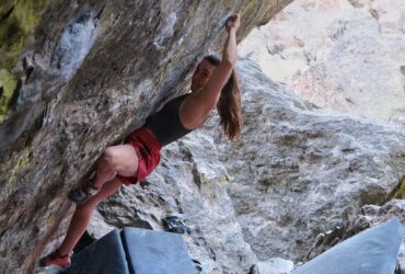 Jade 8B+ par Brooke Raboutou, la jeune américaine de 19 ans seulement !