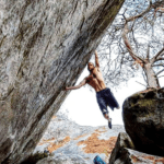 Nicolas Januel libère « Le sens de la fête » 8B+ à Fontainebleau !