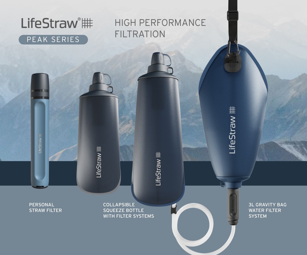 LifeStraw lance sa nouvelle gamme, la Peak Series